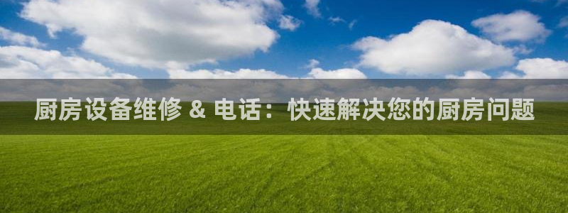 尊龙手机客户端app：厨房设备维修 & 电话：快速解决您的厨