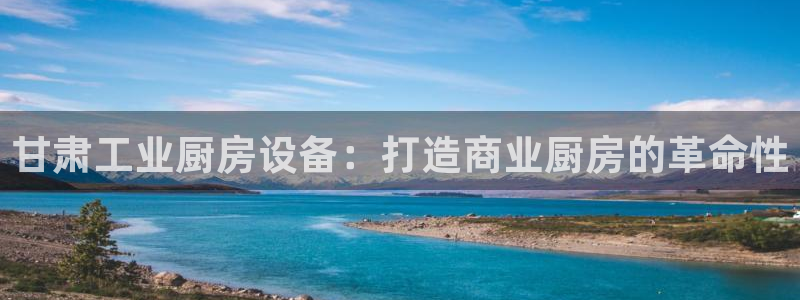 尊龙人生就是博官网登录手机：甘肃工业厨房设备：打造商业厨房的