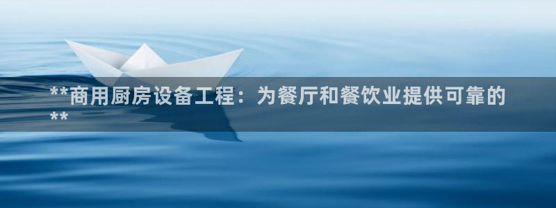 尊龙游戏app官方网站：**商用厨房设备工程：为餐厅和餐饮业