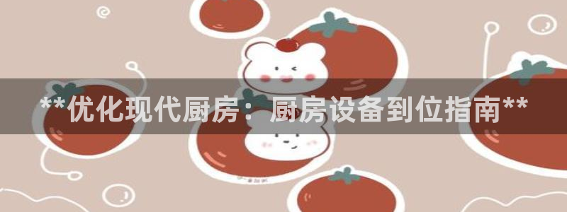 尊龙凯时口碑好吗：**优化现代厨房：厨房设备到位指南**