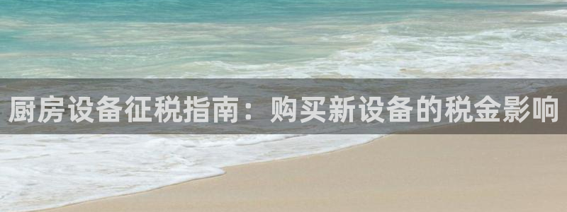 z6com尊龙凯时：厨房设备征税指南：购买新设备的税金影响