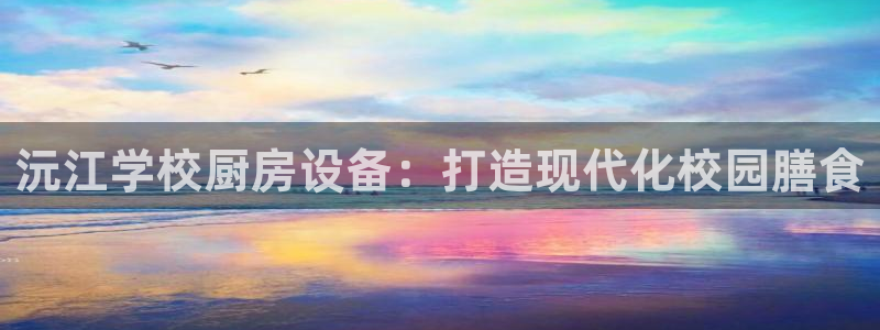 尊龙现金推荐ag发财网：沅江学校厨房设备：打造现代化校园膳食