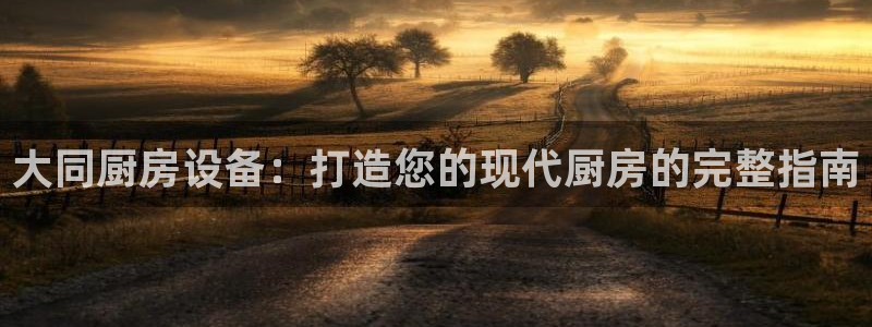 尊龙人生就是博官方官网：大同厨房设备：打